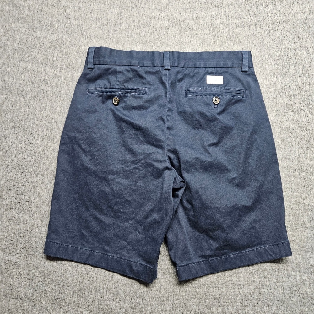 Vineyard Vines Breaker Short Mens 30 Navy Blue 1H0462 Cotton Twill Chino - Picture 7 of 11